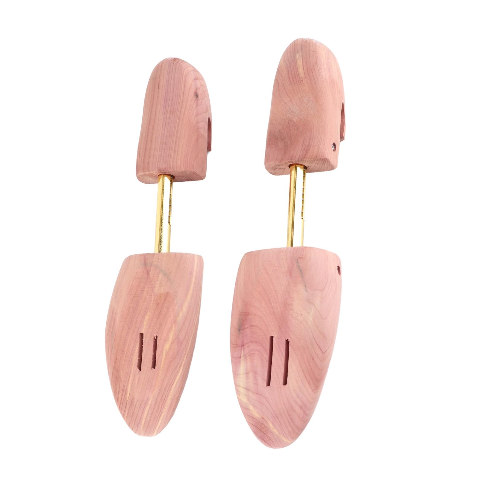 Jiawu Expansor de Zapatos de Madera Ajustable para Hombres y Mujeres, Soporte en Forma de árbol de Botas de Cedro con Resortes para Botas de Zapatillas de Cuero, Eliminador de Olores de Madera Pulida