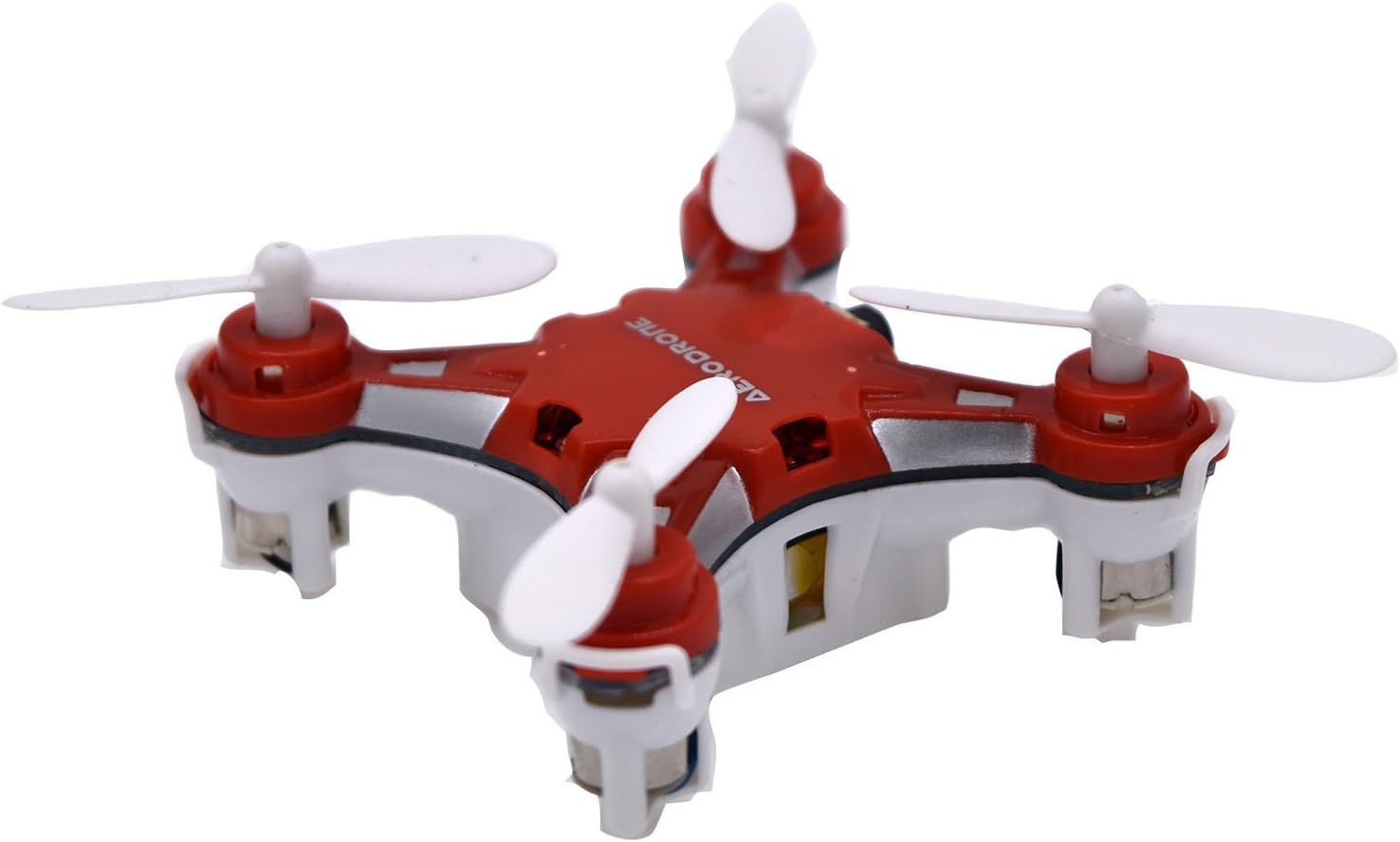 Aerodrone 2.4Ghz 6-Axis RC Micro Quadcopter Drone, 2.5 Inch, Red by Tech Toyz