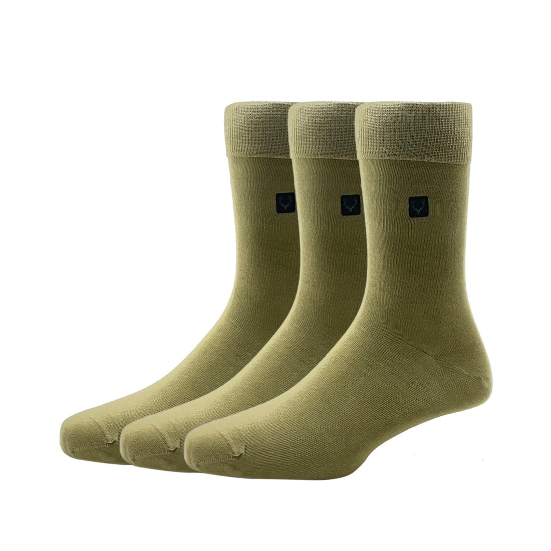 allen solly Men'S Cotton Full Length Socks (Pack Of 3) - Beige-picture-13