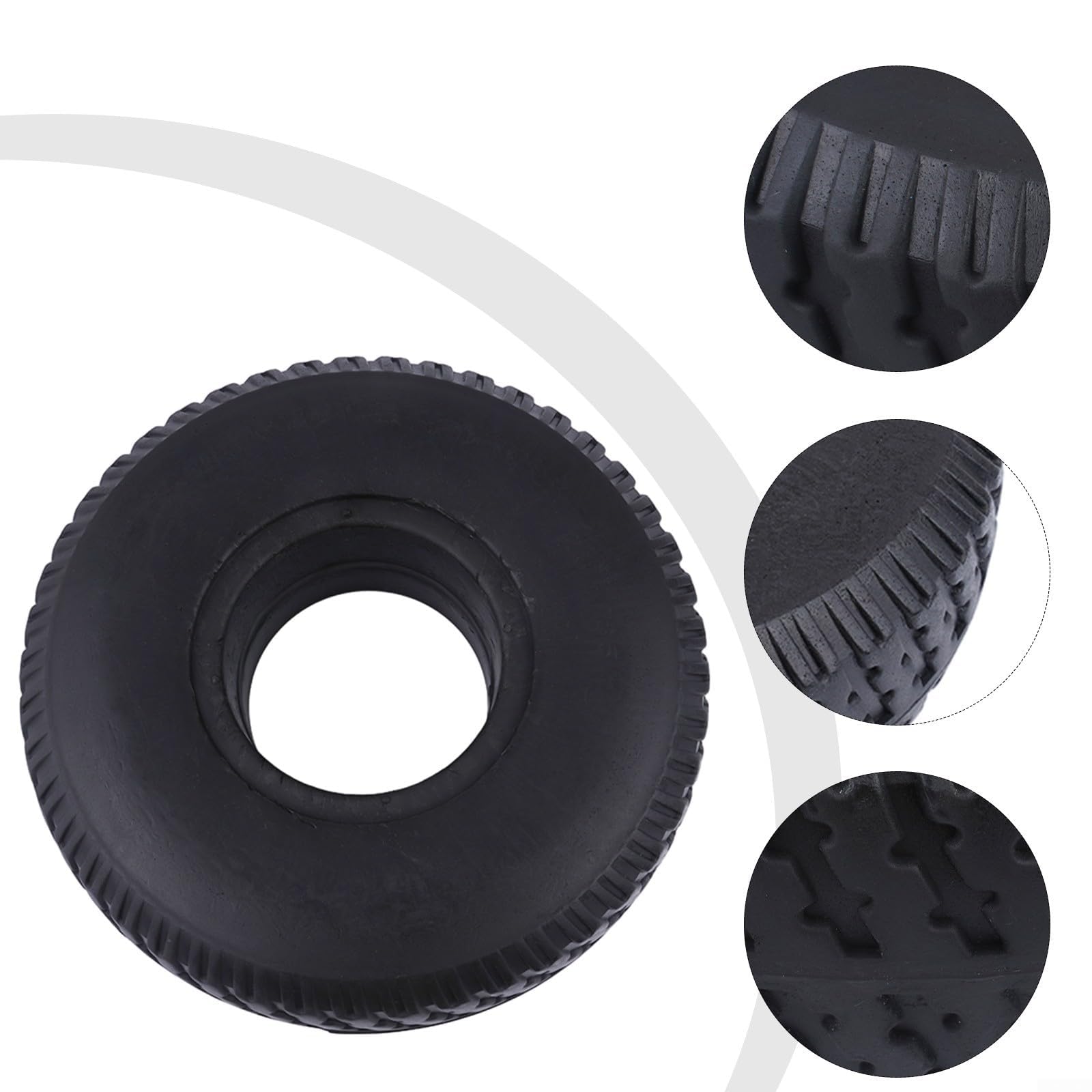10 Pollice 4.10/3.50-4 Carrello Pneumatici Per Elettrico 260X85 Pneumatico Pieno 3.00-4 Gomma Materiale
