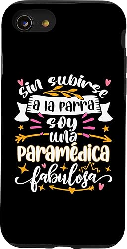 iPhone SE (2020)  7  8 Paramédica Fabulosa Divertido Mujer Enfermera de Ambulancia Case