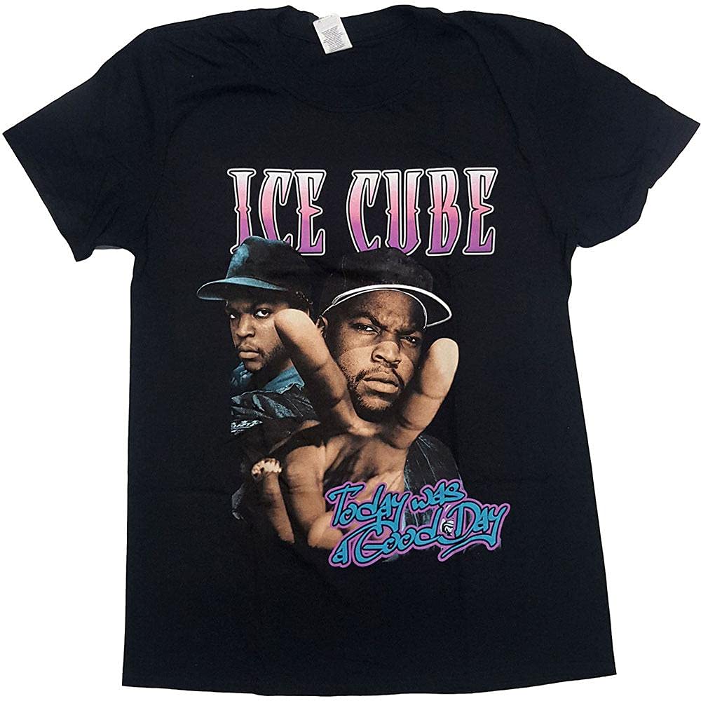 Ice Cube Camiseta Oficial para Hombre, Color Negro