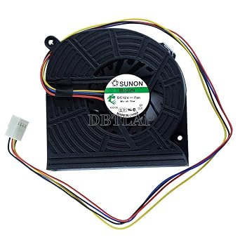 Compatible for Delta Electronics KDB0712HB D117 DC 12V 0.45A 4-Wire Server Laptop Cooling Fan