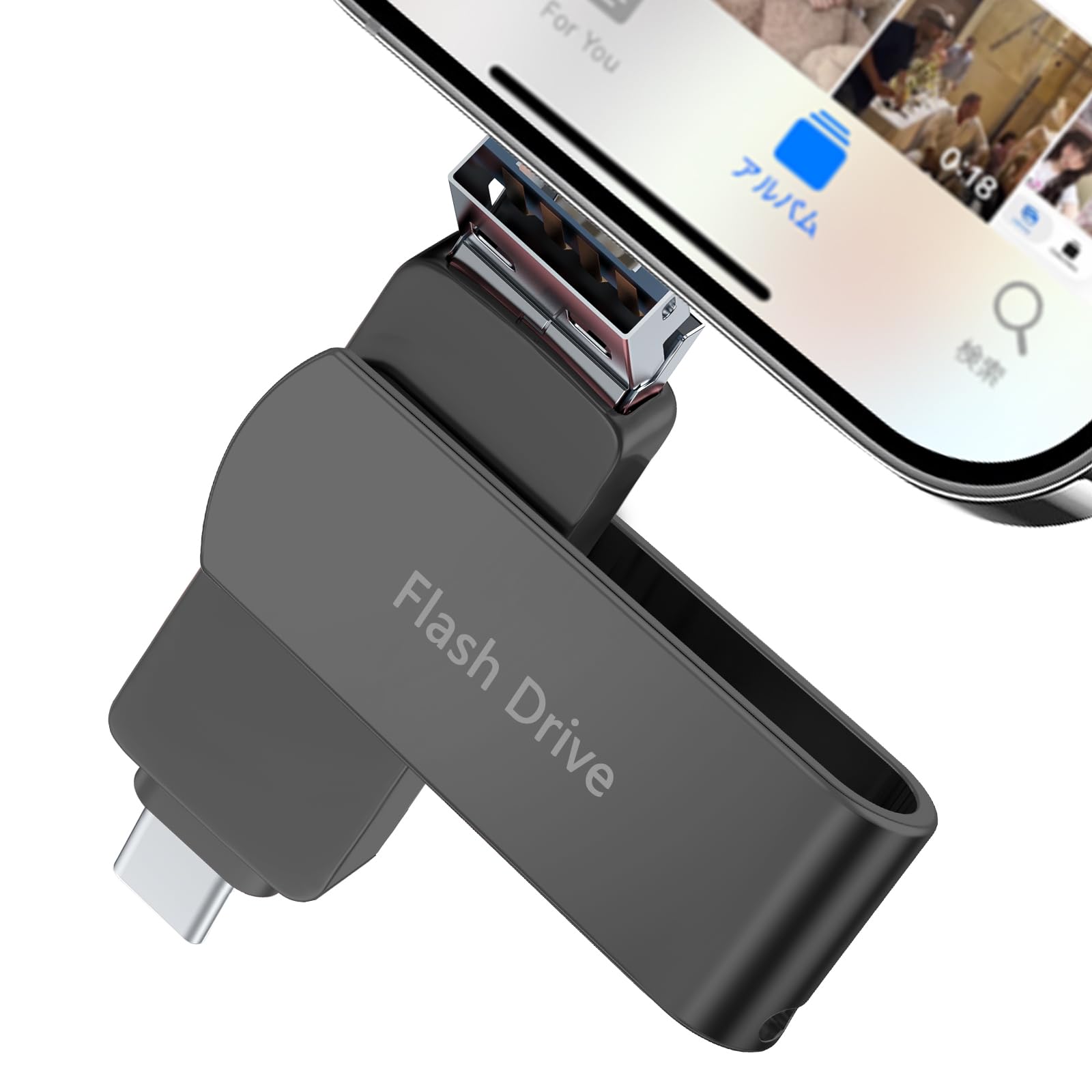 Amazon.co.jp: 512GB【アプリ不要/アダプター不要】3in1 Phone対応 USB 