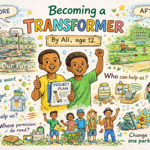 Becoming a transformer. By Ali, age 12