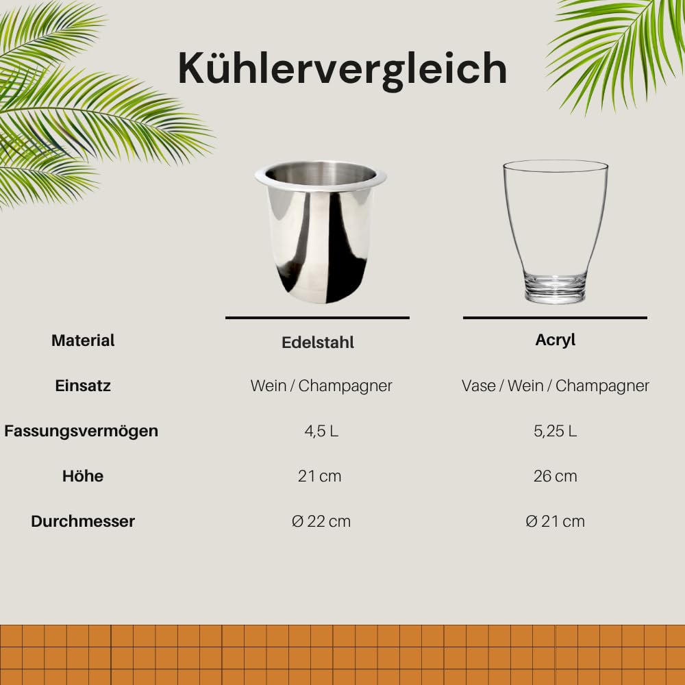 Beistelltisch Mykonos mit Kühlfunktion & herausnehmbarem Edelstahl-Getränkekühler | Outdoor Loungetisch aus Teakholz | wetterfest für Garten, Terrasse & Balkon | 40x40x40 cm Braun
