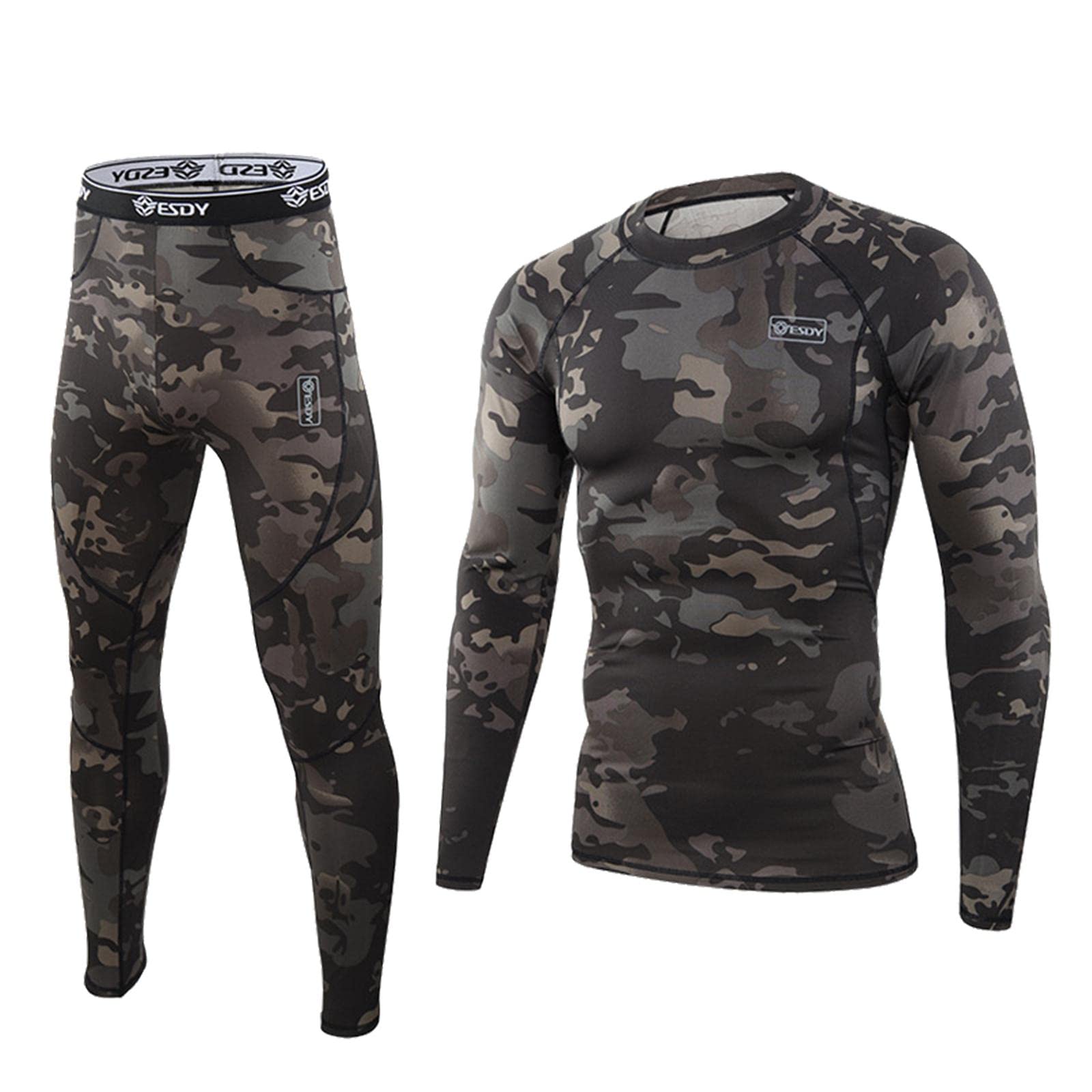 velura SYDL Thermal Underwear Set Top & Bottom Clothing Long Johns for Men Women L| Underwear| Mens Clothing-picture-22
