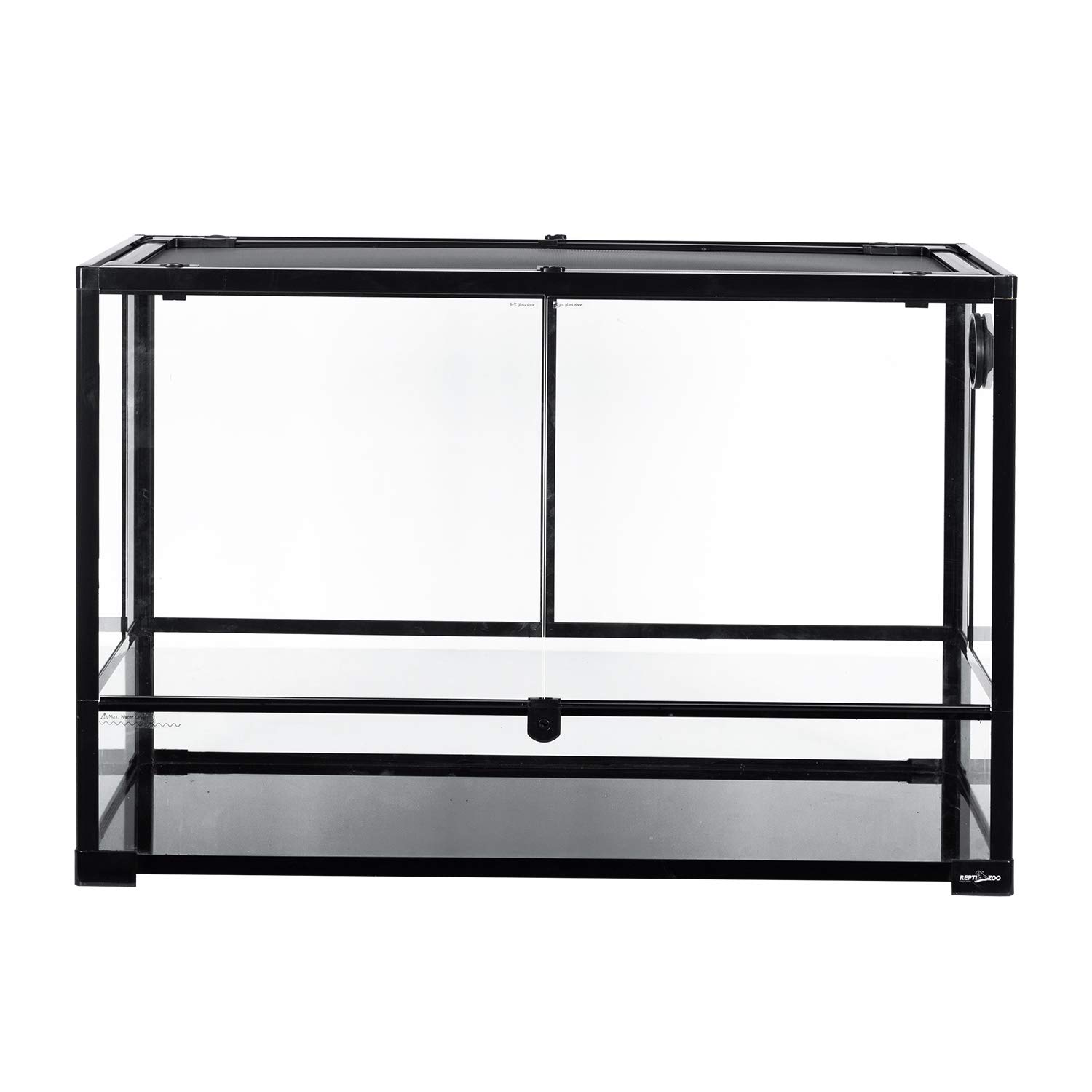 Buy REPTI ZOO 67 Gallon Reptile Large Glass Terrarium 2 in 1 Side Meshes and Side Glasses Double