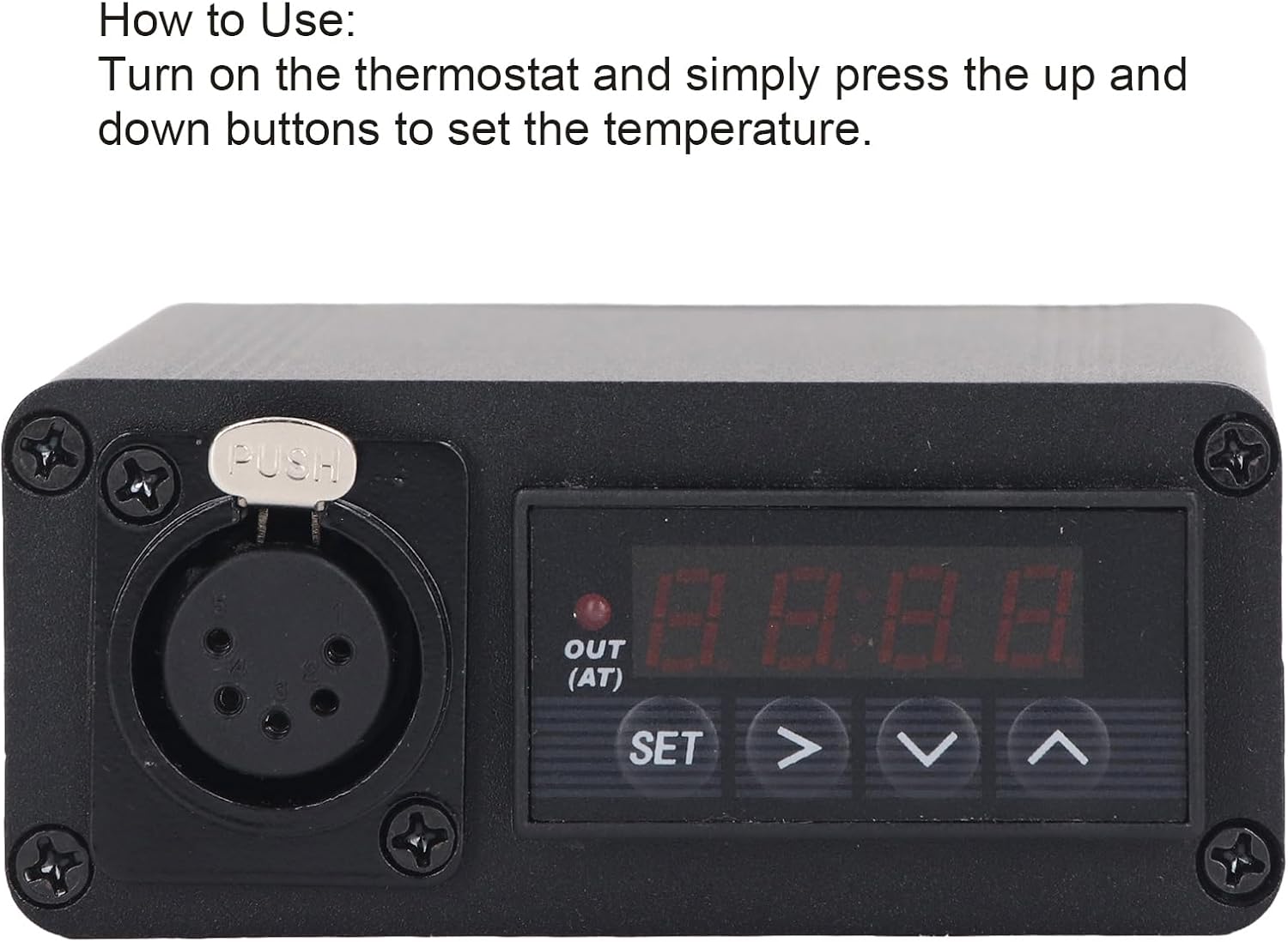 Heating Coil Temperature Controller, 85‑260V 710℉ Default Temperature Clear Digital Display Temp Control Temperature Controller for Greenhouse Brew Fermenter