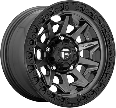 FUEL OFF-ROAD COVERT 18X9 5X150 5.79 20mm MATTE GUN METAL BLACK BEAD RING - D71618905657