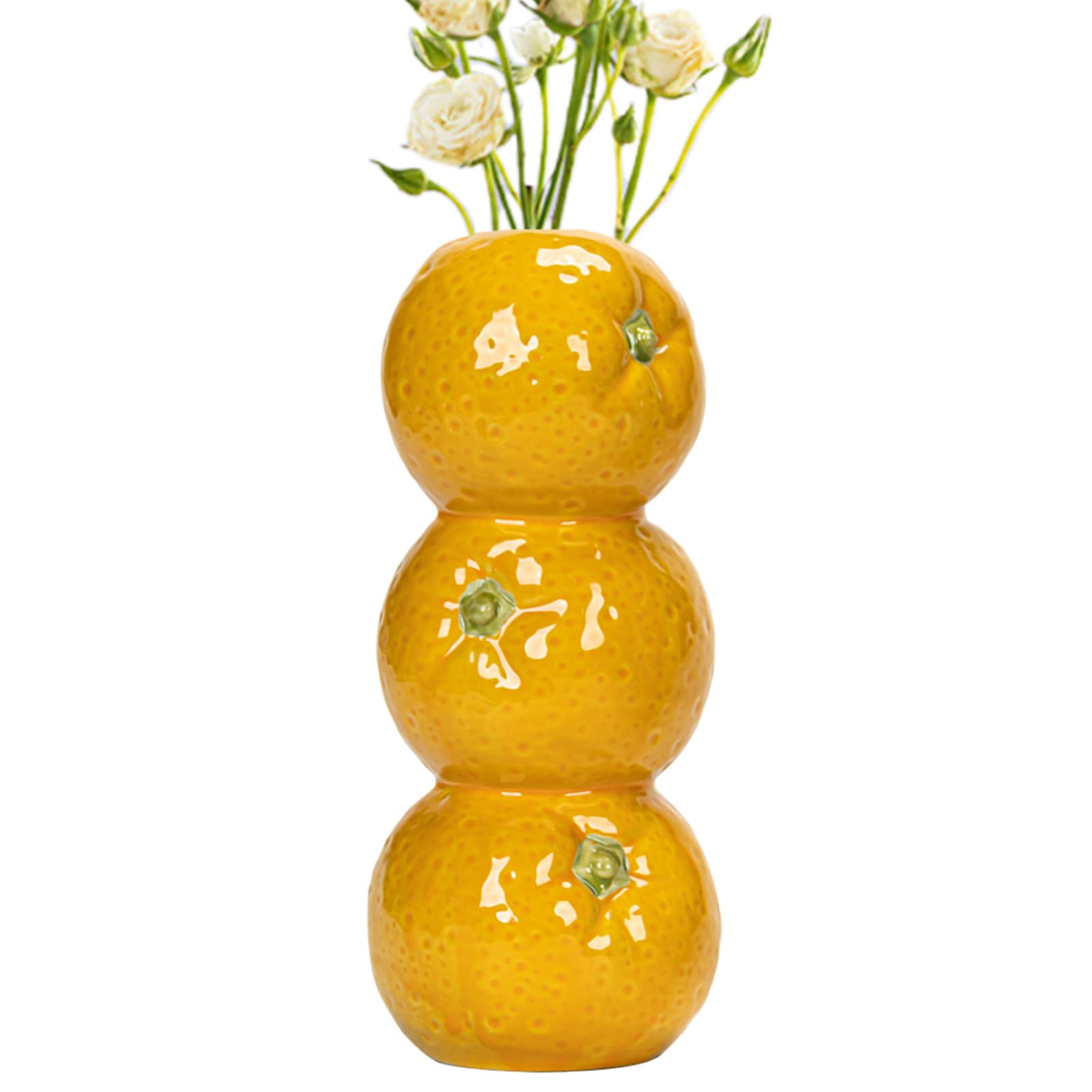Vase en forme de fruit pot de fleurs recipient floral decoration bureau