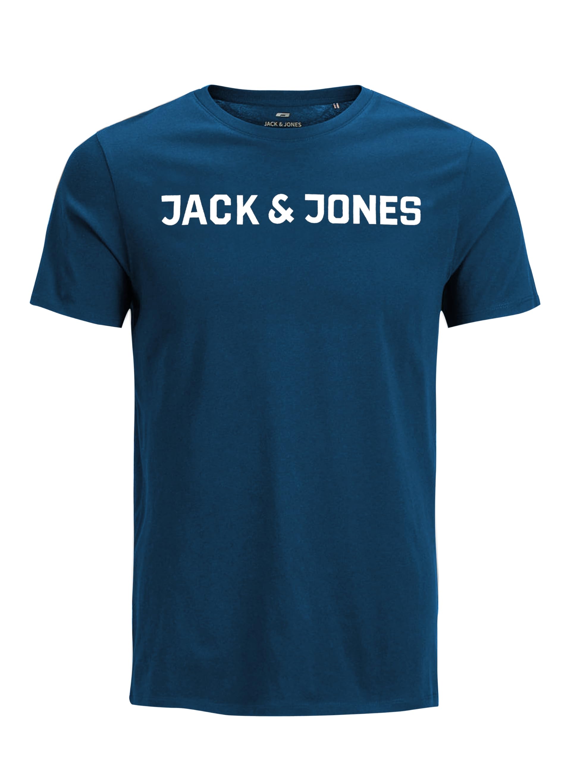 JACK & JONES Male Logo T-Shirt, Blue (Insignia Blue), 3XL