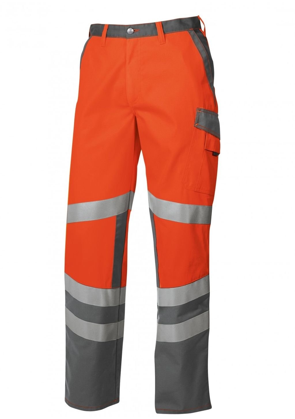 BP 1802-720-13 Bib & Brace, Stretch Braces With Clip Fastenings, 305,00 G/M², Reinforced Cotton, Royal Blue/Night Blue, Size 39/40S