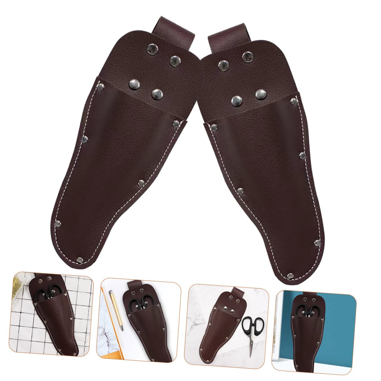 Gadpiparty 8piezas Soporte De Plegado De Tijeras De Jardinería Funda Protectora Para Cortar y Accesorios De De Jardín Práctico y