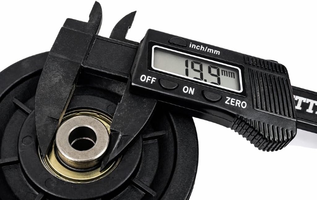 Home Gym Replacement Cable Pulleys, 90mm 3.5" Bearing Wheels, 2-Pack