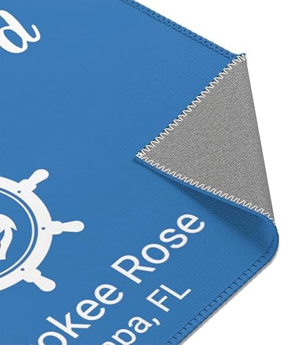 Miniatura 4 de Alfombra de bienvenida a bordo para barcos, alfombra de barco personalizada, regalo náutico, decoración costera, regalos de barco marítimo,