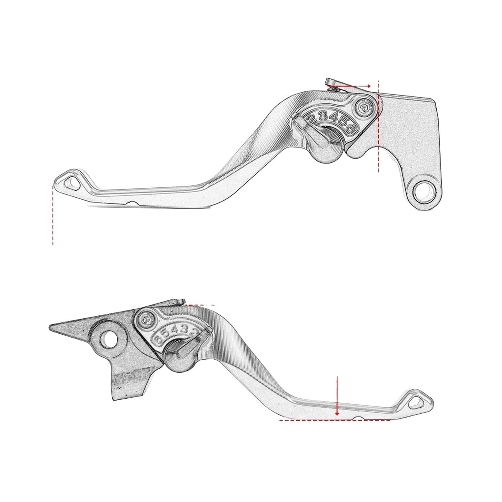 Heyhellnin Y For Honda Forza 750 Forza750 Xadv Xadv750 Motorcycles Cnc Short Adjustable Brake Clutch Levers Motorbike Brake Levers(Y)