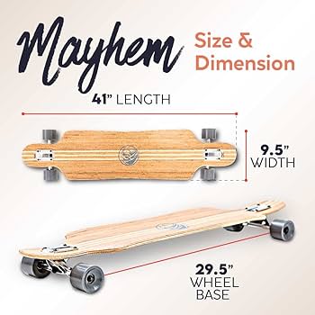 本日限定価格WHITE WAVE LONGBOARDS Amazon.com : White Wave Longboard - 41 inch Longboard Skateboard