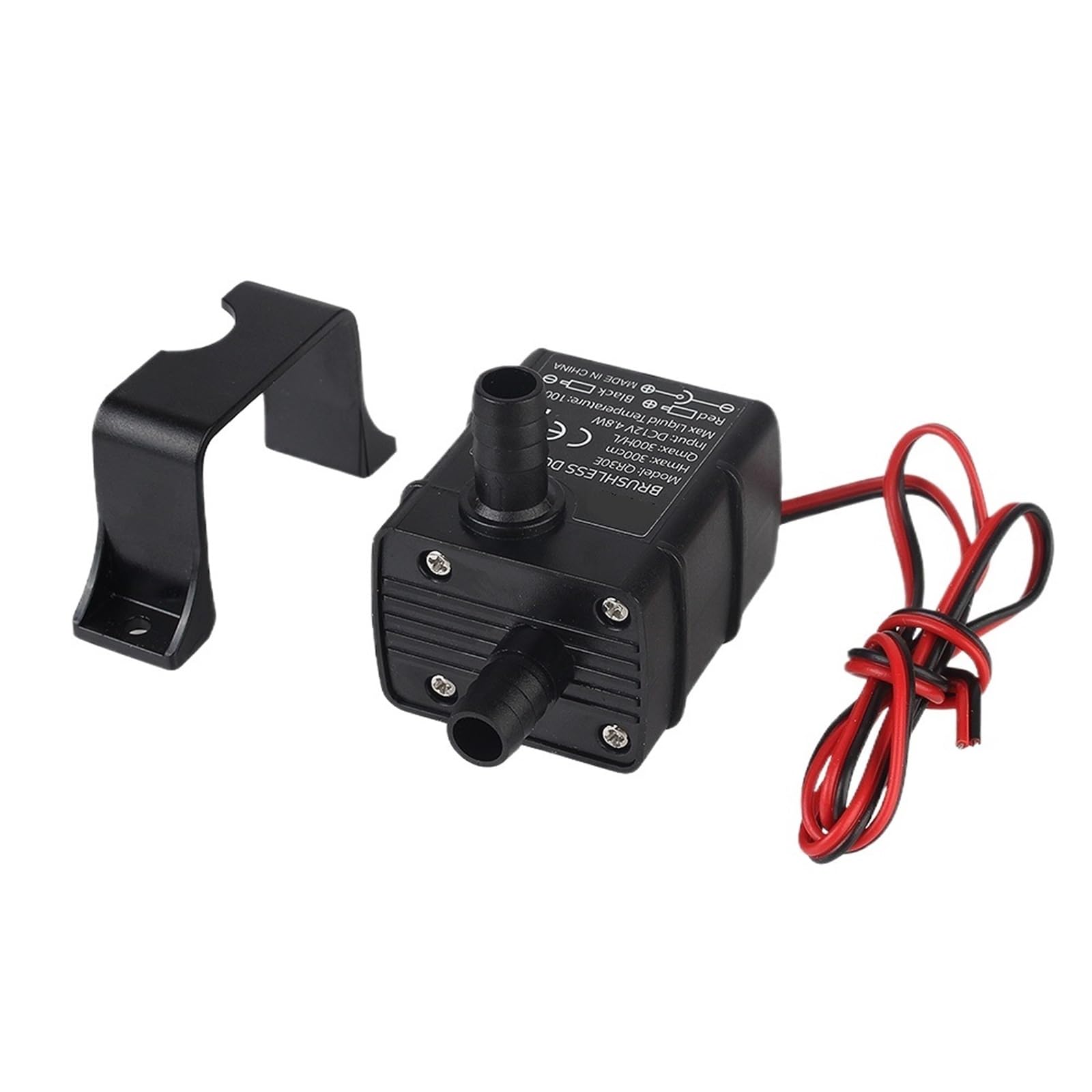 DC12V 5W 280L/H Podnoszenie 300 cm Mini bezszczotkowa pompa wodna zanurzeniowa wodoodporna fontanna akwarium cyrkulacyjna (QR30E)