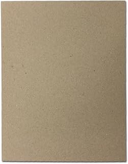 Kraft Chipboard Sheets - 8 1/2" x 11" - Thick (30pt) -100 Pieces - Perfect for Scrapbooking, Crafts & Product Backing