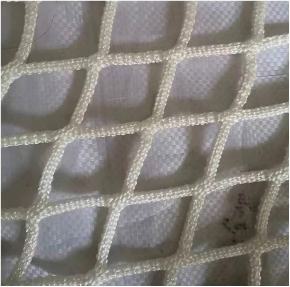 Cat Safety Net Pet Anti-Fall Protective Netting Indoor Toy Railing Mesh Guard for Balcony Window Stairs Woven Rope Outdoor Playground Climbing Netting (Color : 10cm, Size : 2X2m)