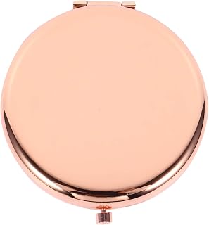 Beaupretty 2 Pcs Double Sided Folding Mirror Purse Mirror Compact Round Mirror Compact Mirror Small Cosmetic Mirror Cute Pocket Mirror Round Hand Mirror Girl Wallet Metal Mini Travel Handbag