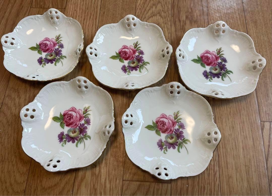 ローゼンタールROSENTHAL GROUP クラシックローズ　小皿（豆皿）5枚 ローゼンタール ROSENTHAL GROUP クラシックローズ 小皿（豆皿