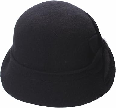 Lawliet Womens Retro Upturn Brim Wool 