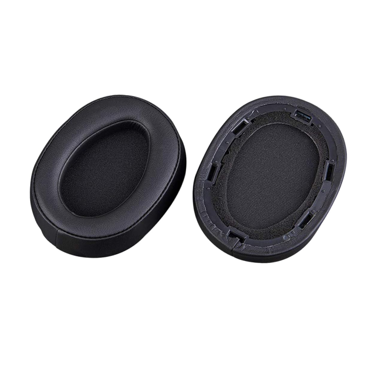 Mikikit 3pezzi Cuscinetti Per Cuffie Spugna Compatibili Con Mdr Sostituzione Facile Comfort Duraturo Colore Nero