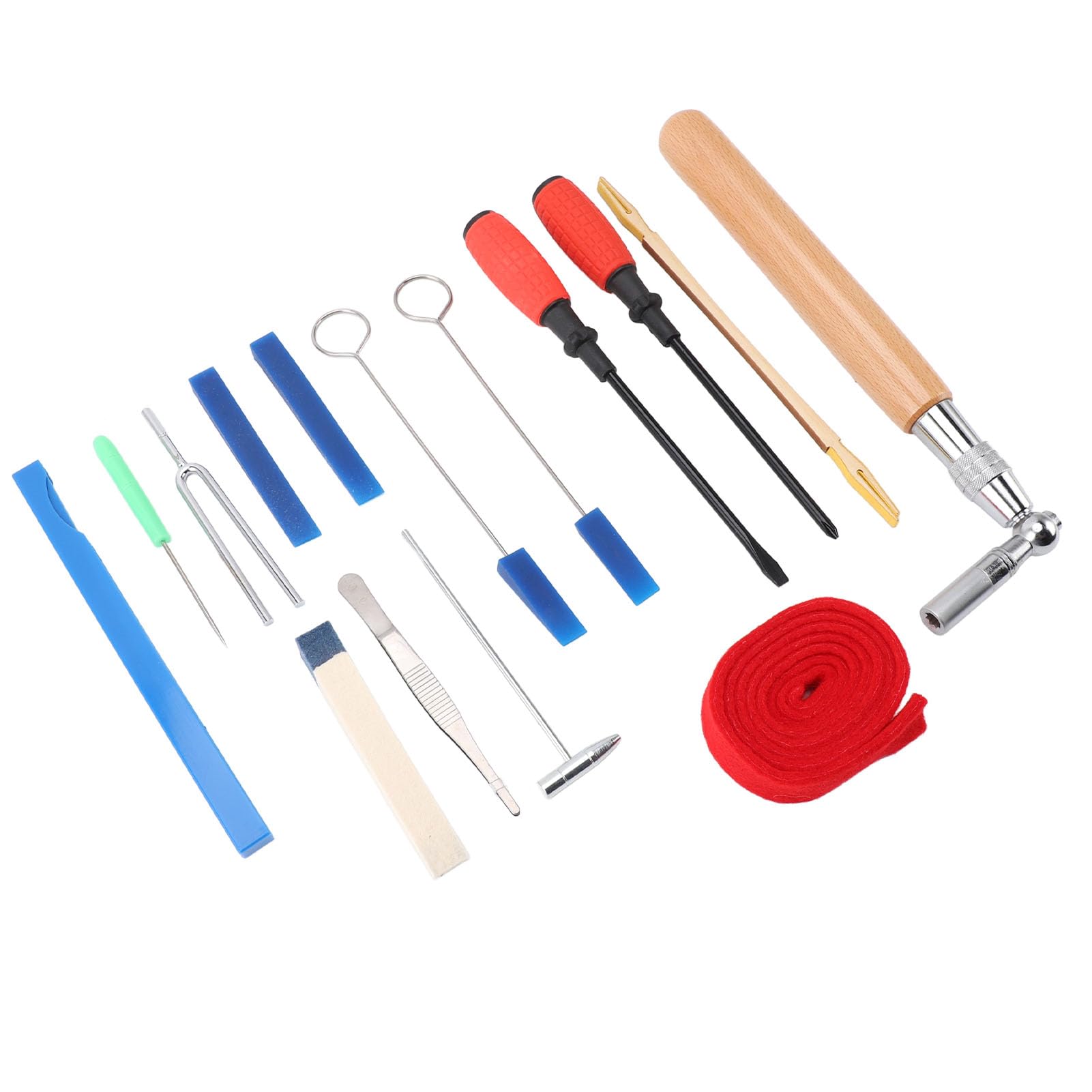 HUIOP Kit de Afinador de Piano Profesional, para Principiantes y Afinadores Experimentados, Proporciona Todo lo que un Afinador Profesional Necesita, Meticulosamente Calibrado para