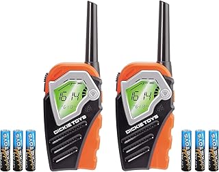 لعبة لاسلكية للأطفال من Next Store، تعمل بالبطاريات، مجموعة من 2 جهاز، مثالية للأطفال للتواصل واللعب في الهواء الطلق من عمر 3 سنوات فما فوق. (برتقالي)