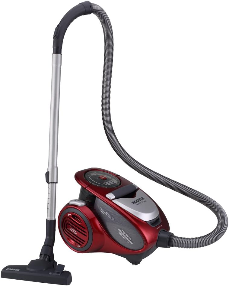 Hoover XARION PRO XP 25 vacuum cleaner assembled with the main floor nozzle and telescopic tube.
