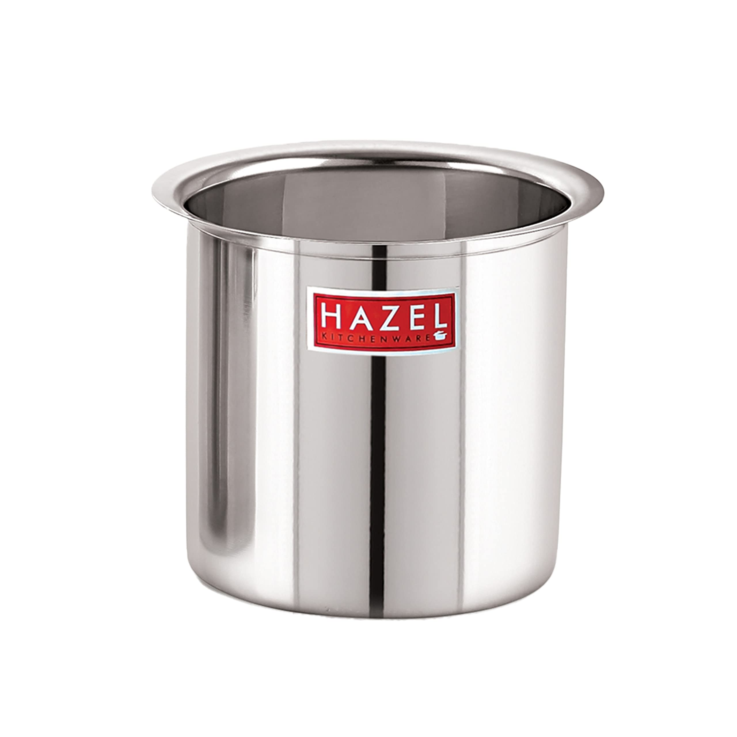 HAZEL Steel Milk Pot | Stainless Steel Milk Boiler Container | Milk Boiling Vessel Gunj for Kitchen, 6000 ML