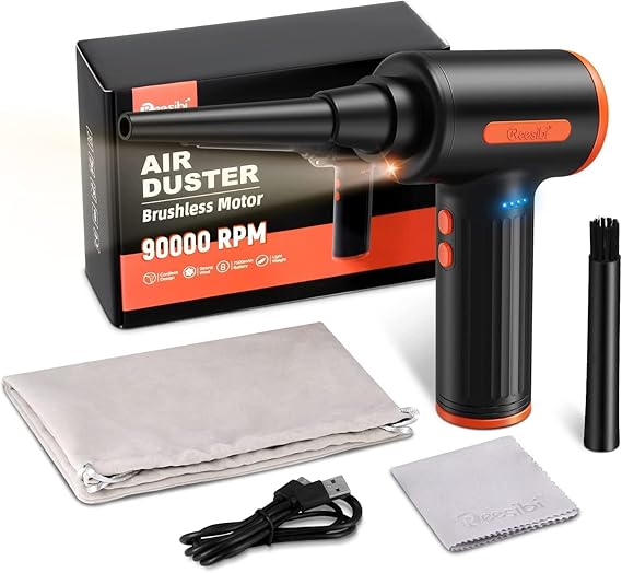 Reesibi Powerful Compressed Air Duster Amazon.co.uk Stationery
