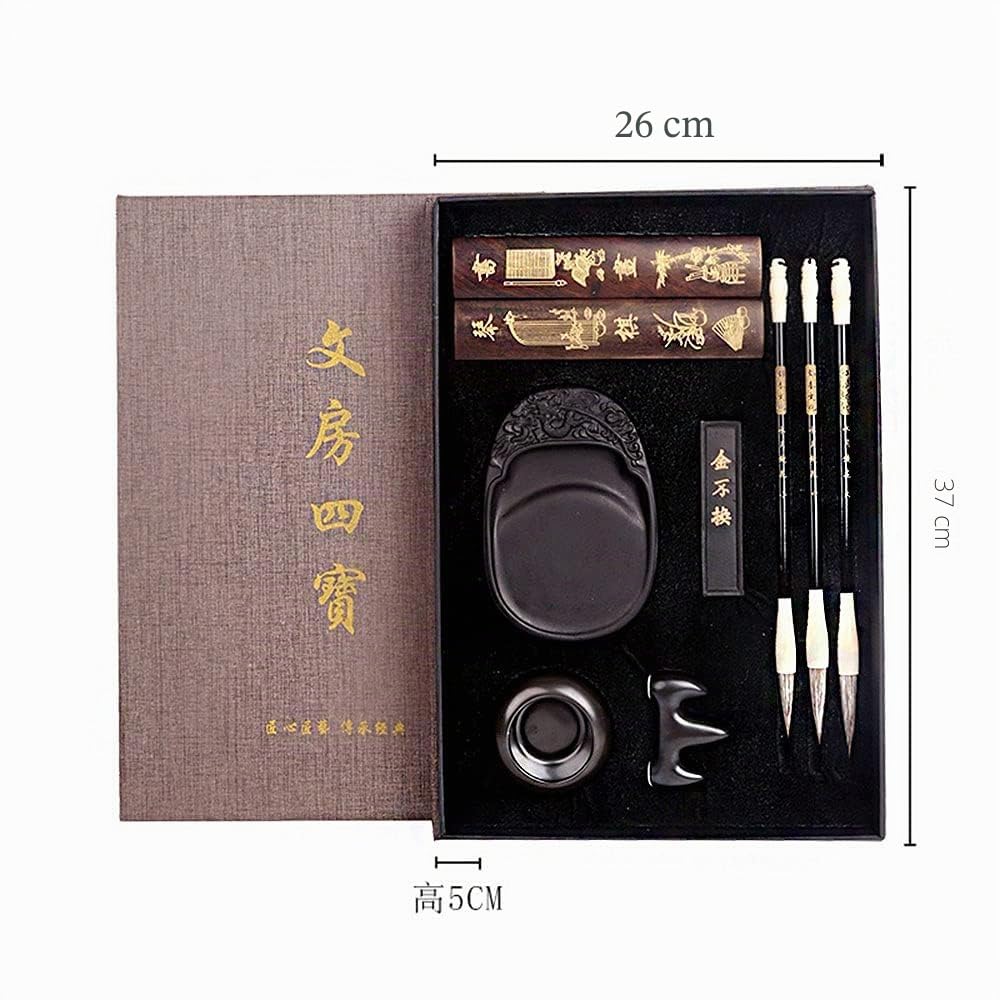 Lot de 10 pinceles de caligrafía china - Juego de pinceles Sumi para principiantes