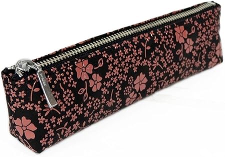 Amazon 印傳屋 印伝 ペンケースb 4608 黒 ピンク アメリカンブルー ペンケース 文房具 オフィス用品