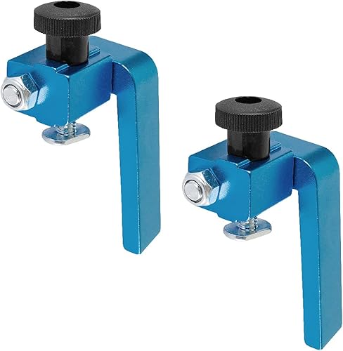 POWERTEC 71367-P2 - Tope abatible para valla de 3 pulgadas para carpintería, 2 unidades, paquete de 1