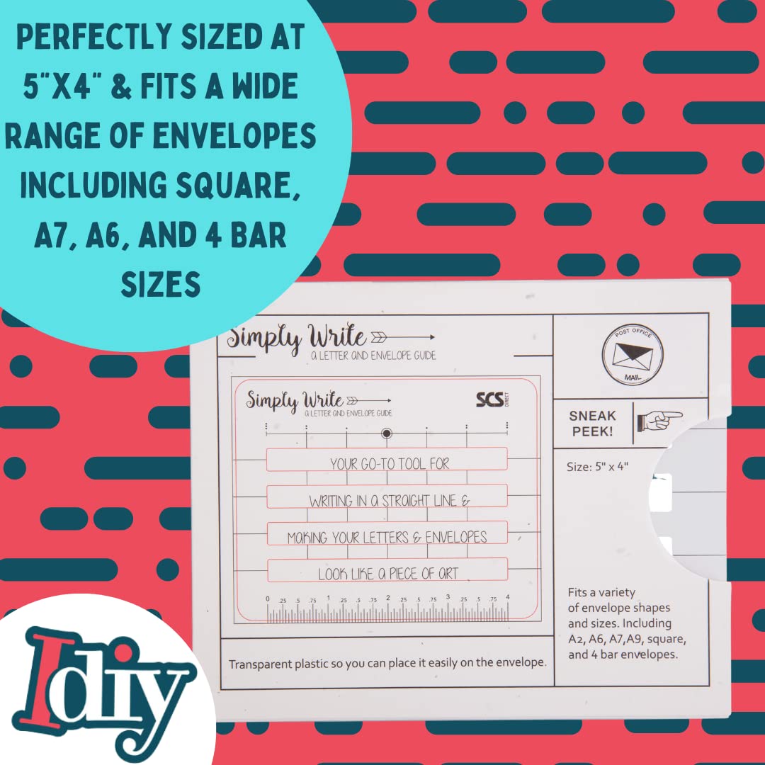 amazon-com-lettering-envelope-addressing-stencil-template-ruler-guide-for-perfectly-straight-addressing-fits-all-envelopes-1-pack-great-for-sending-christmas-holiday-cards-office-products