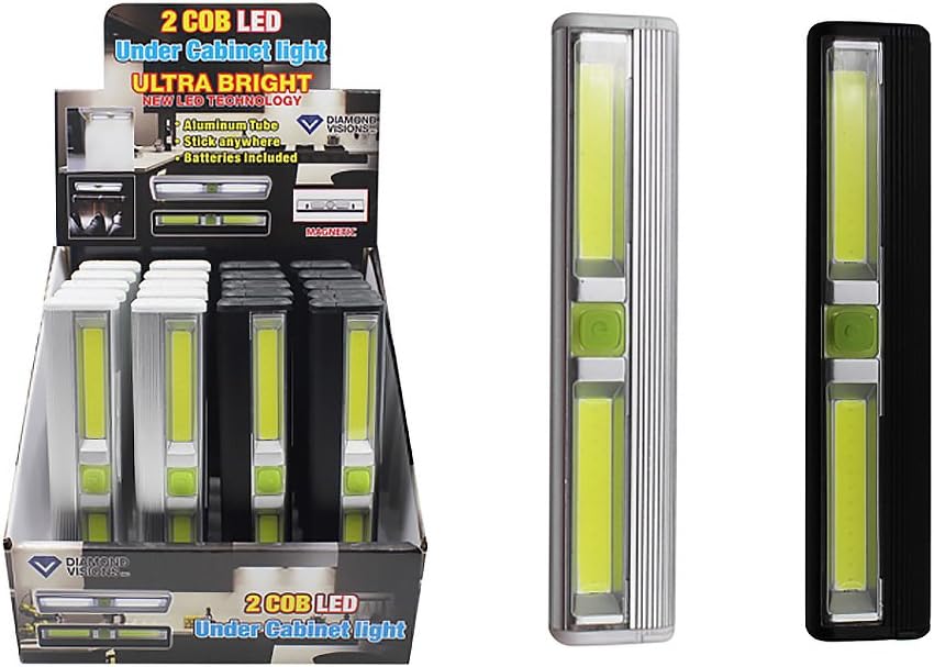 Diamond Visions 08-1944 COB LED Ultra Bright Under Counter Light in Assorted Finishes (1 Light Fixture)