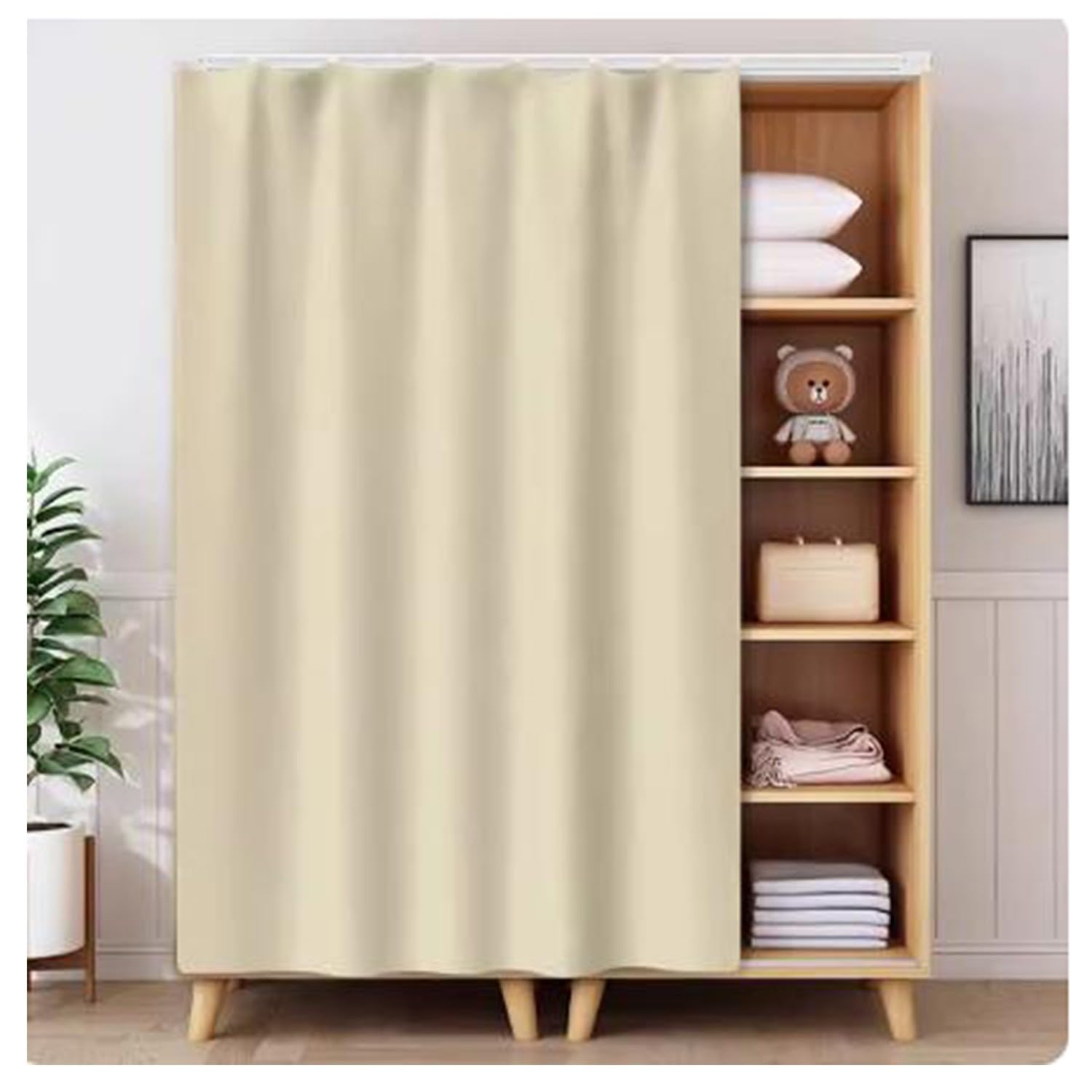 Rideaux courts occultants 120x180 cm pour petites fenêtres et cuisine