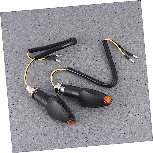 ULTECHNOVO 1 Par De Segurança Da Motocicleta Decoração Da Motocicleta LED Sinal De Volta Da Motocicl