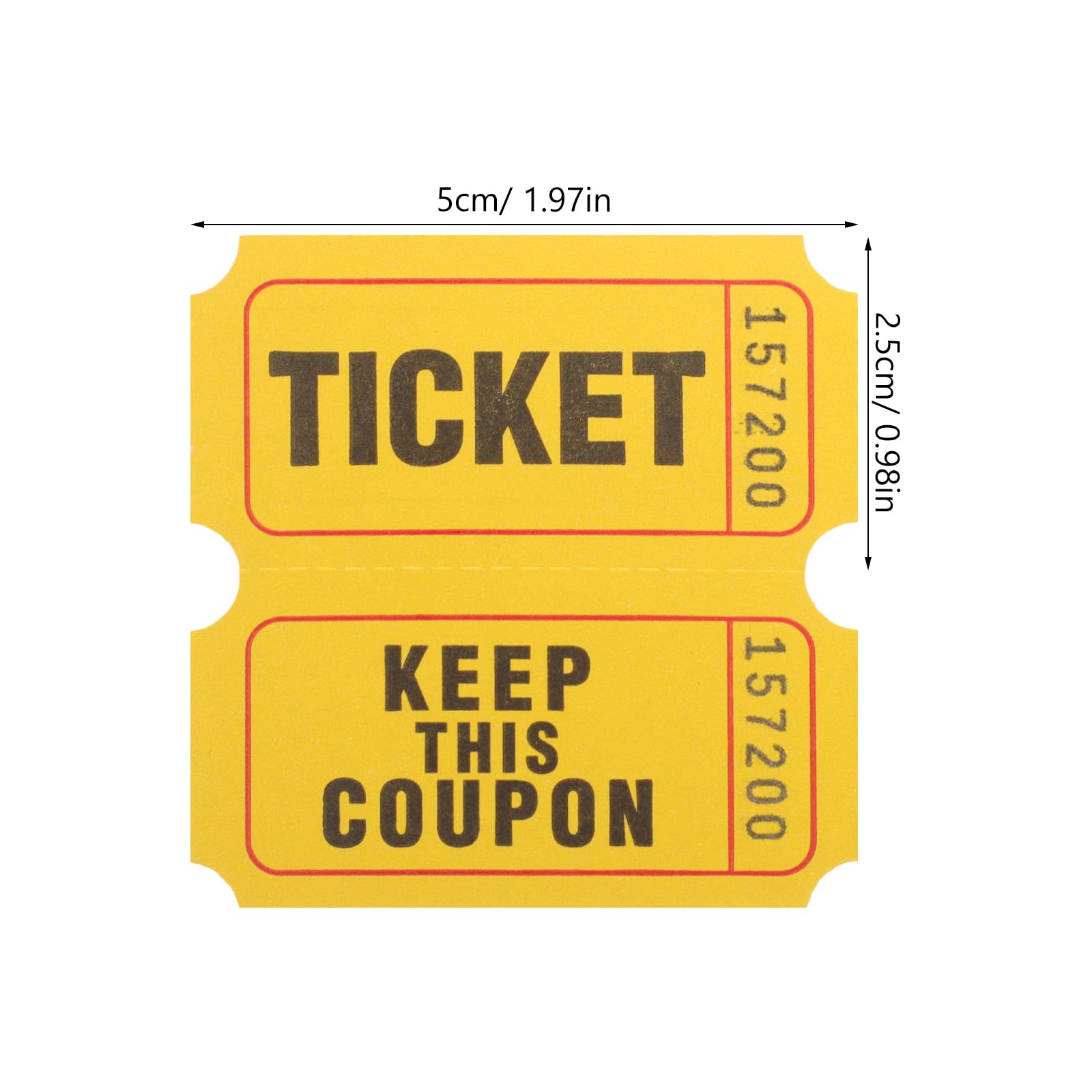 Tickets Carnaval Loterie Rouleau De Tickets De Tombola - 1000 Billets Tickets Carnaval Loterie Rouleau De Tickets De Tombola - 1000 Billets