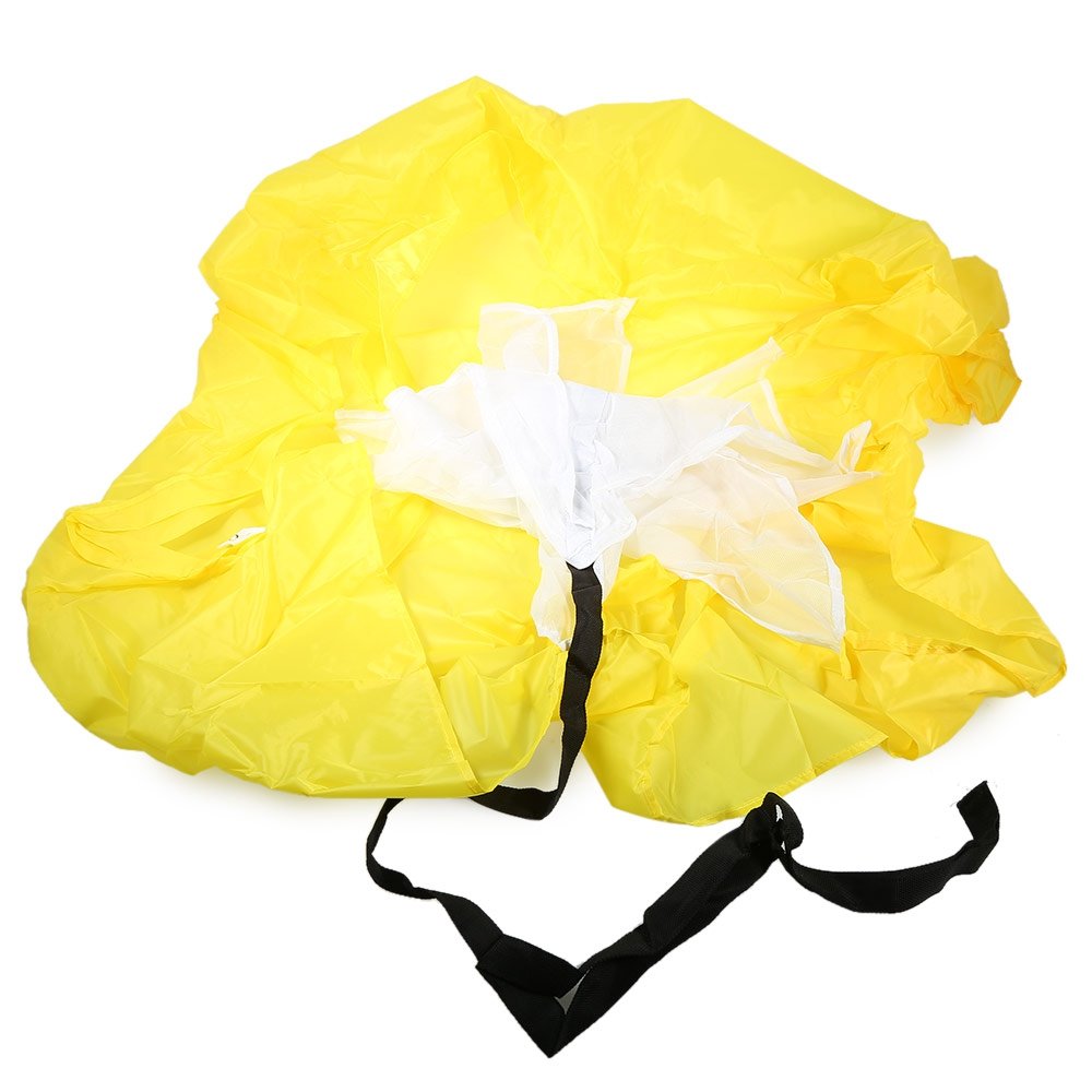 IRIS Fitness Speed Parachute Resistance Sprint Trainer - Helps Maximize Acceleration and Top Running Speed Through Resistance and Overspeed Training (Yellow) 2