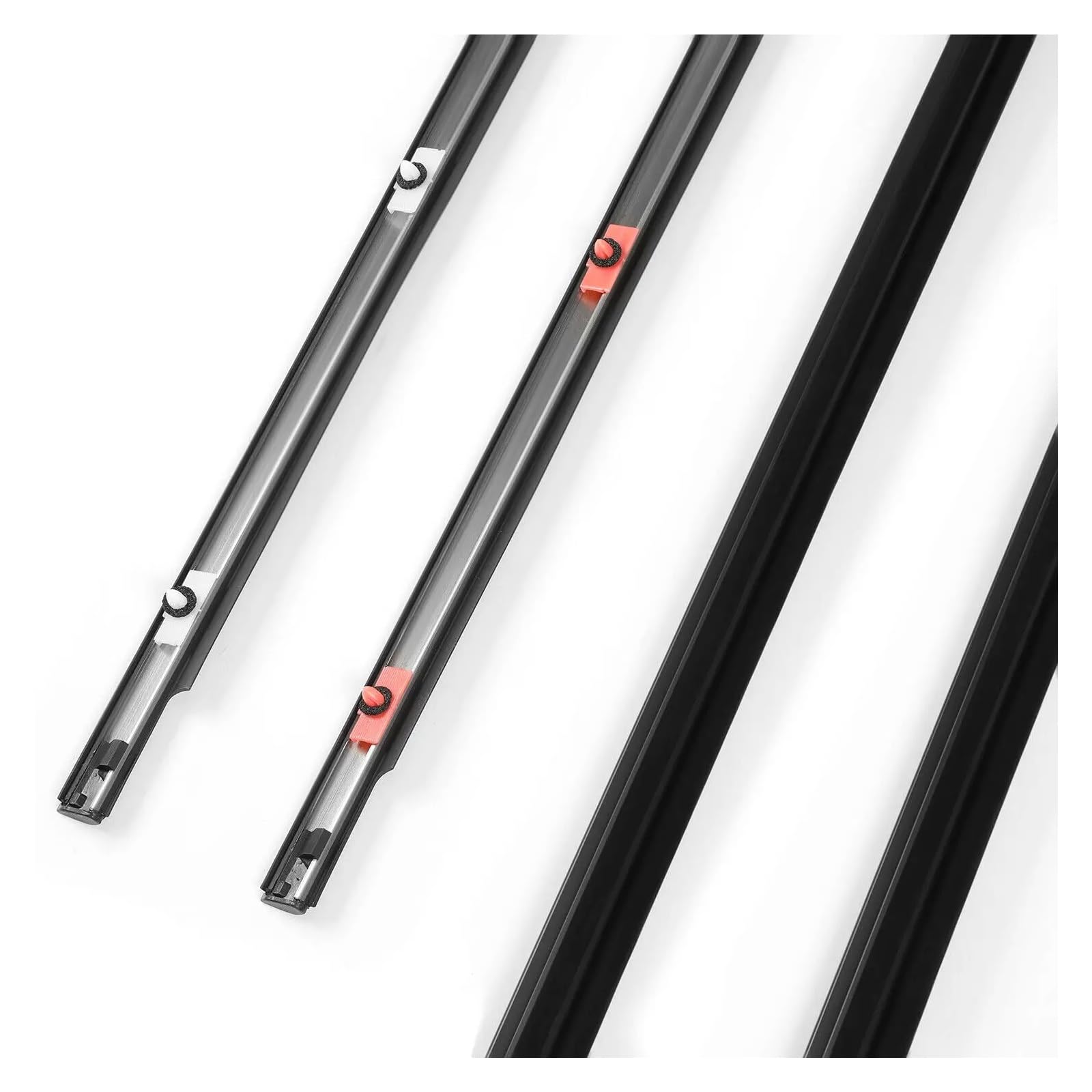 for Toyota FJ for Cruiser 2007-2014 Car Outer Windows Rubber Weatherstrip Waterproof Pressure Strip Outer Window Weatherstrip