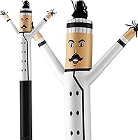 Vista 23 de LookOurWay Air Dancers - Accesorio inflable para hombre de tubo – Wacky Waving inflable para promoción de negocios – Ventilador no incluido