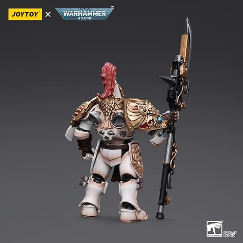 Miniatura 4 de JOYTOY Warhammer 40k Adeptus Custodes Blade Champion Figura de acción coleccionable a escala 118