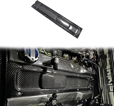 For Nissan Skyline R34 GTT GTS R33 R32 RB25 ECR33 Hood Engine Plug Cover Carbon Fiber