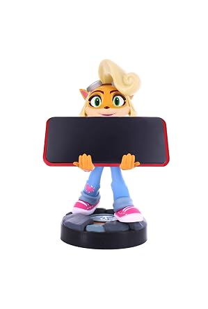 Exquisite Gaming: Crash Bandicoot 4: Coco - Original Mobile Phone & Gaming Controller Holder, Device Stand, Cable Guys, Licensed Figure