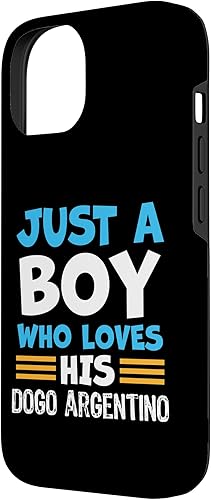 Miniatura 5 de iPhone XS Max Just a Boy who loves his Dogo Argentino Case