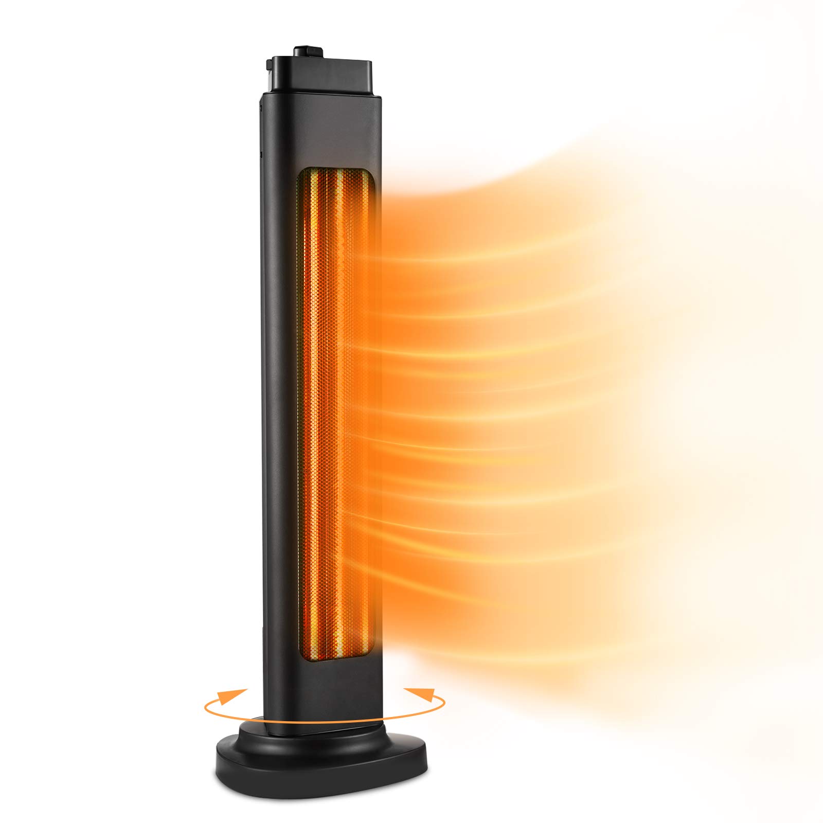 Buy Patio Heater750/1500W ETL Electric Space Heater for Large Room, 3s